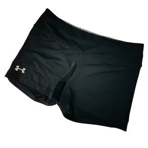 Under Armour Heatgear Shortie Shorts Black Size Medium